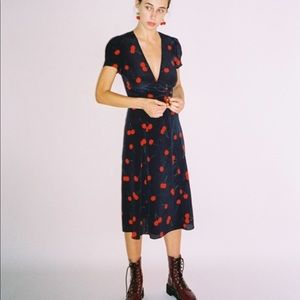 Realisation par the teale dress in wild cherry